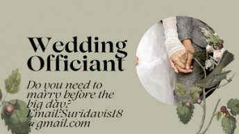 NEED A MARRIAGE OFFICIANT?